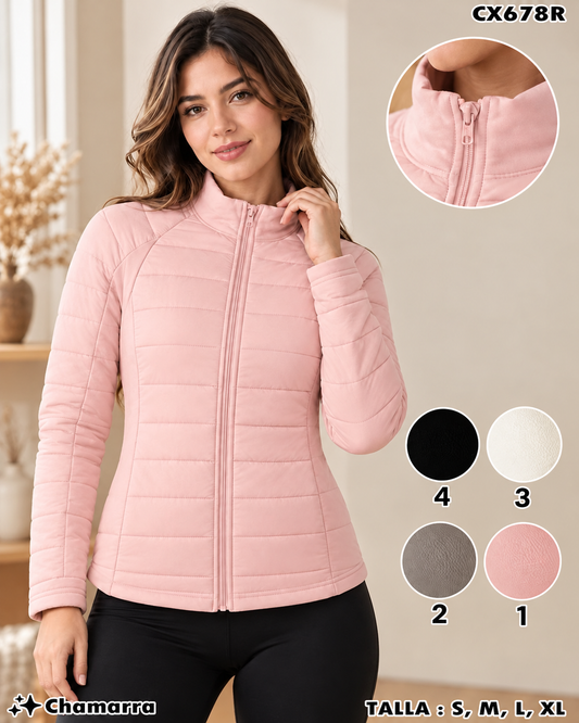 CX678R - Chamarra Acolchada para Mujer