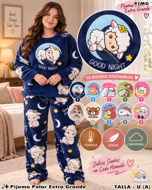 PJMG - Pijama Polar Extra Grande